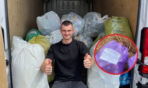 Płaci 40 gr za sztukę. Robi biznes na zbieraniu butelek