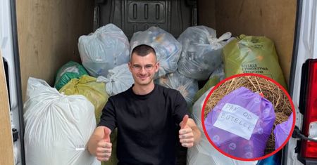 Płaci 40 gr za sztukę. Robi biznes na zbieraniu butelek