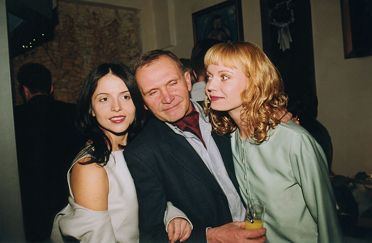 Agnieszka Michalska, Marek Siudym i Olga Borys w 2001 r.
