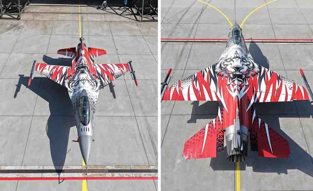 Krzesiny: Niesamowite oklejenie F-16. Tym samolotem miał polecieć SLAB