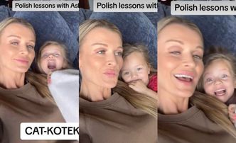 Joanna Krupa nagrała, jak uczy 4-letnią Ashę języka polskiego. Fani jednogłośni: "Ta wiedza na pewno ZAPROCENTUJE" (WIDEO)