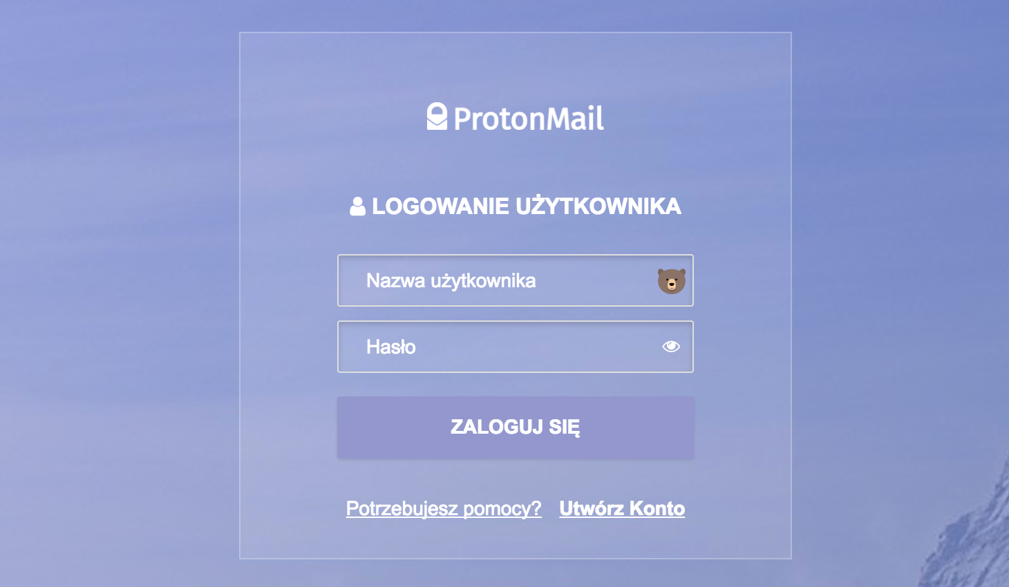 Formularze, do których hasła są zapisane w RememBearze oznaczone są sympatycznym niedźwiadkiem.