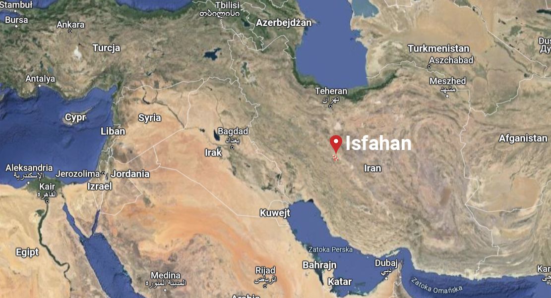 The attack was supposed to take place, among others, over Isfahan.