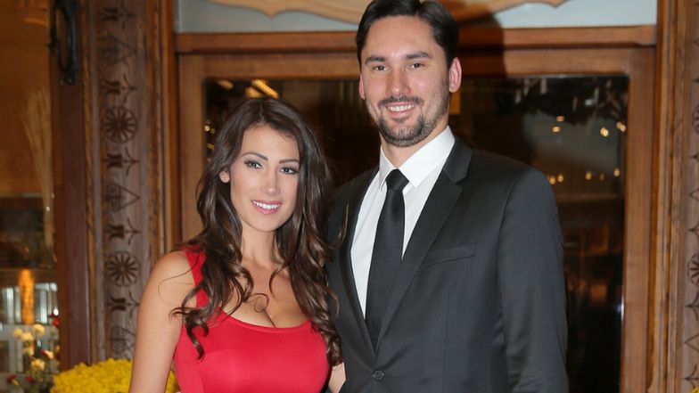 Małgorzata Bachleda-Curuś z mężem