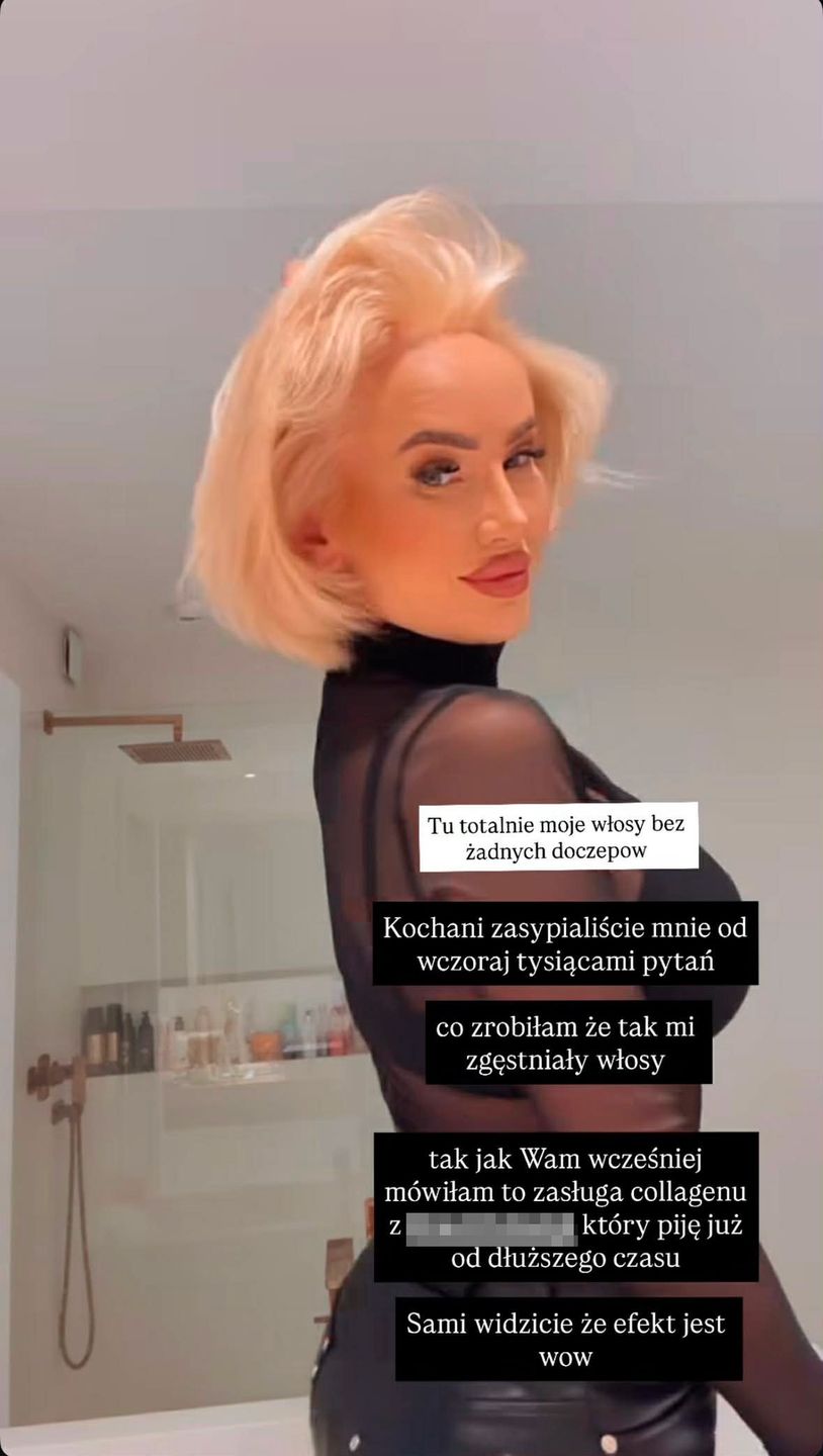 Izabela Macudzińska pokazała się bez doczepów