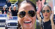 Meghan Markle szczerzy zęby przed kamerami Netfliksa na zawodach sportowych (ZDJĘCIA)