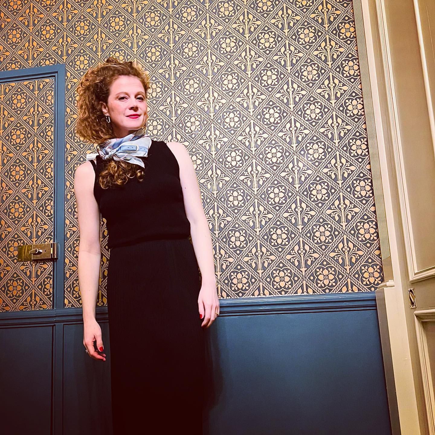 Anna Antonowicz na planie "The Crown"