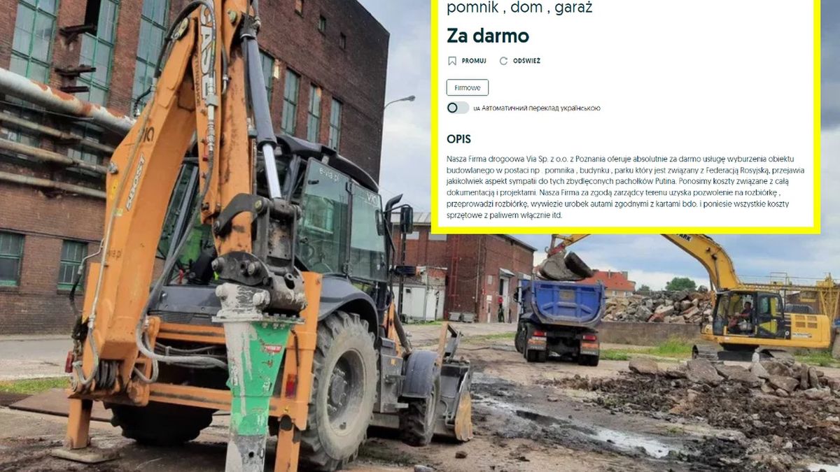 Firma opublikowała nietypowe ogłoszenie 