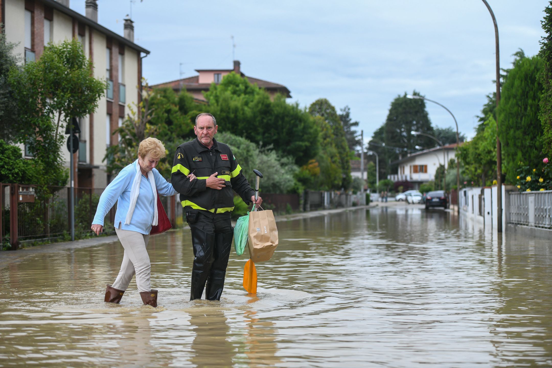 Zdjęcia powodzi we Włoszech