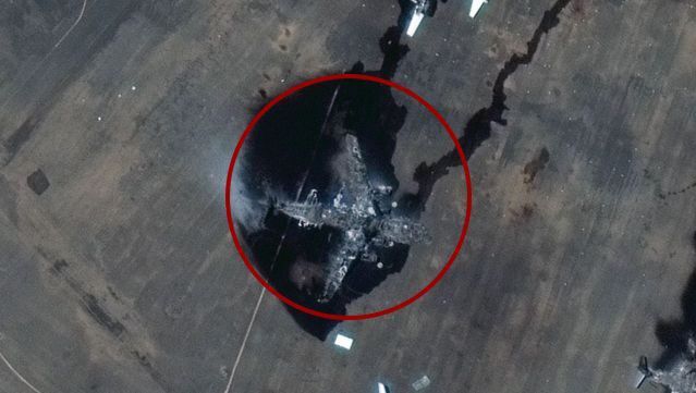 Wrak białoruskiego samolotu zarejestrowały zdjęcia satelitarne