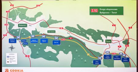 S10 Toruń – Bydgoszcz. W połowie przyszłego roku ma być gotowy jeden z odcinków