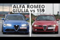 Alfa Romeo Giulia kontra 159 - która ma więcej "alfizmów"?