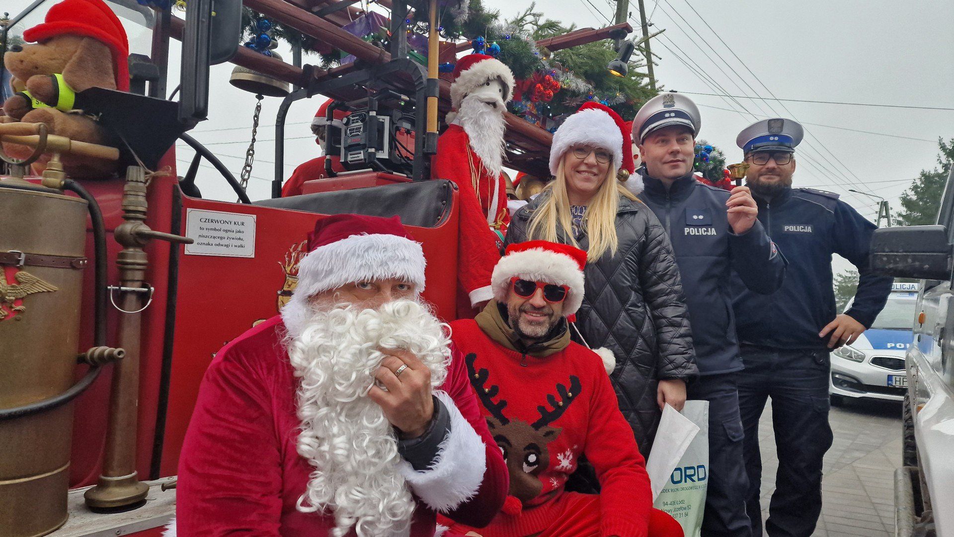 Motomikołaje w Wolborzu. Odwiedzili na motocyklach z przedszkoli na terenie miasta i gminy Wolbórz. Przywieźli prezenty słodkie prezenty.