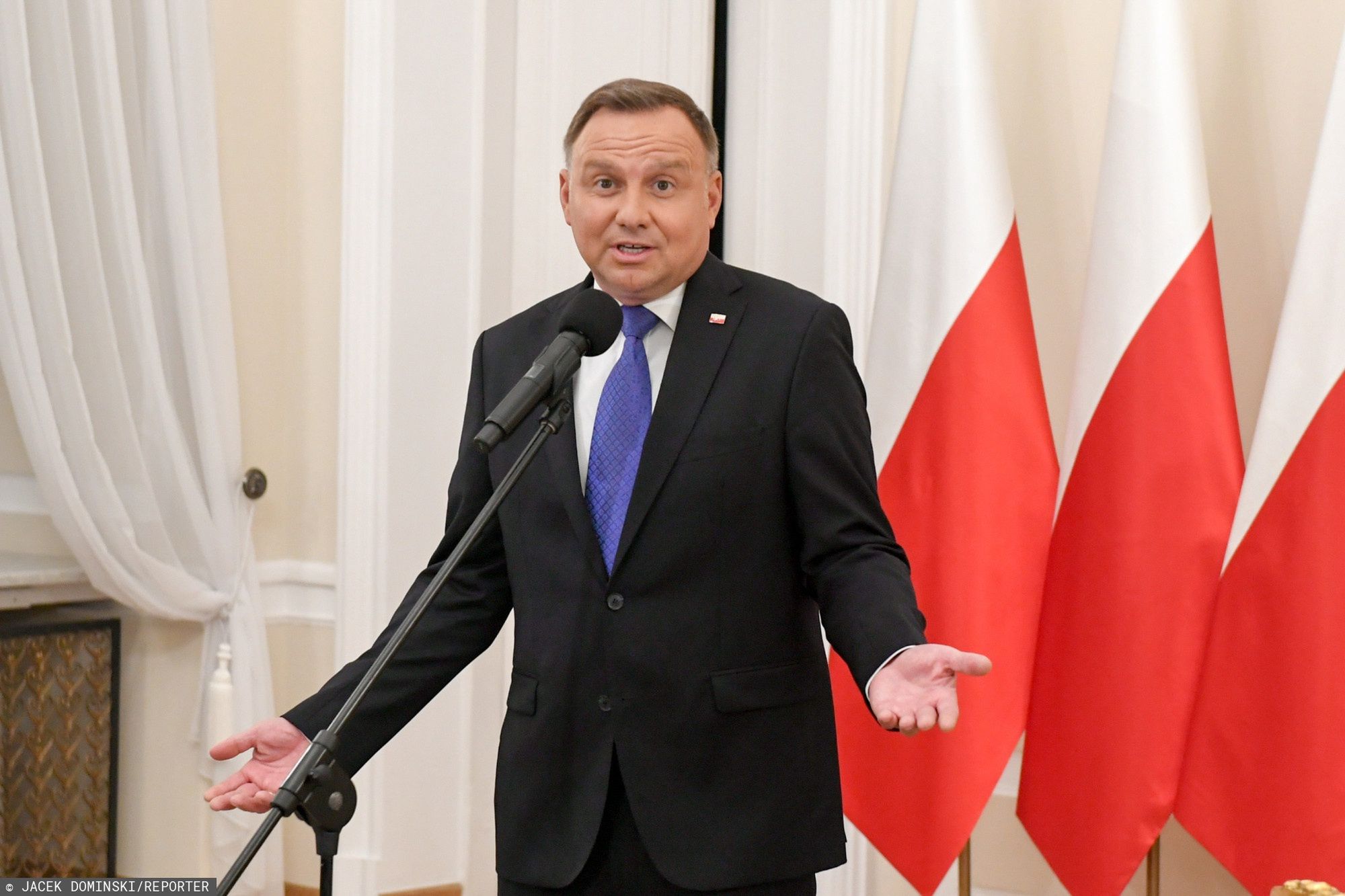 Magda Gessler śmieje się z Andrzeja Dudy
