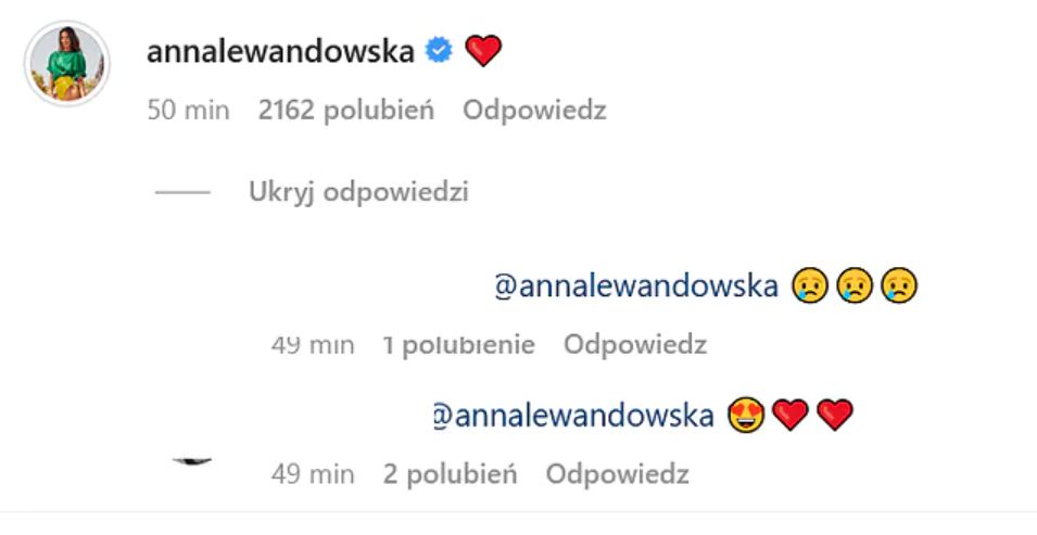 Anna Lewandowska wspiera męża