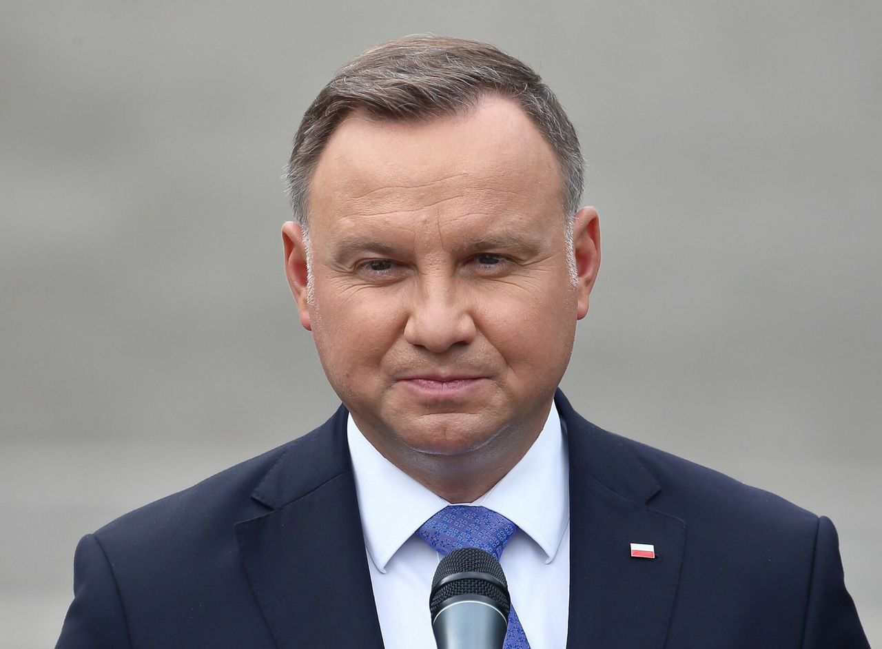 "Andrzej Duda, potocznie zwany Prezydentem Polski..." - pisze Paweł Lęcki