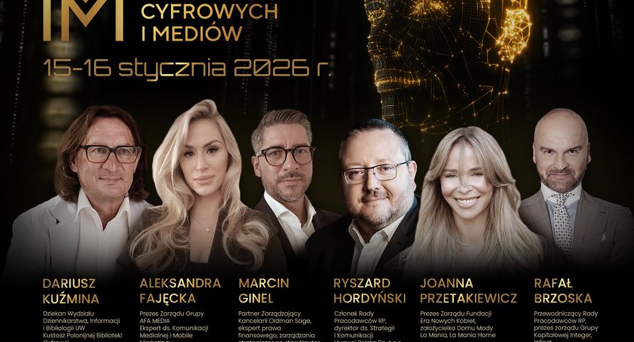 Tu zapadają decyzje o przyszłości mediów. Forum Technologii Cyfrowych i Mediów już 15–16 stycznia