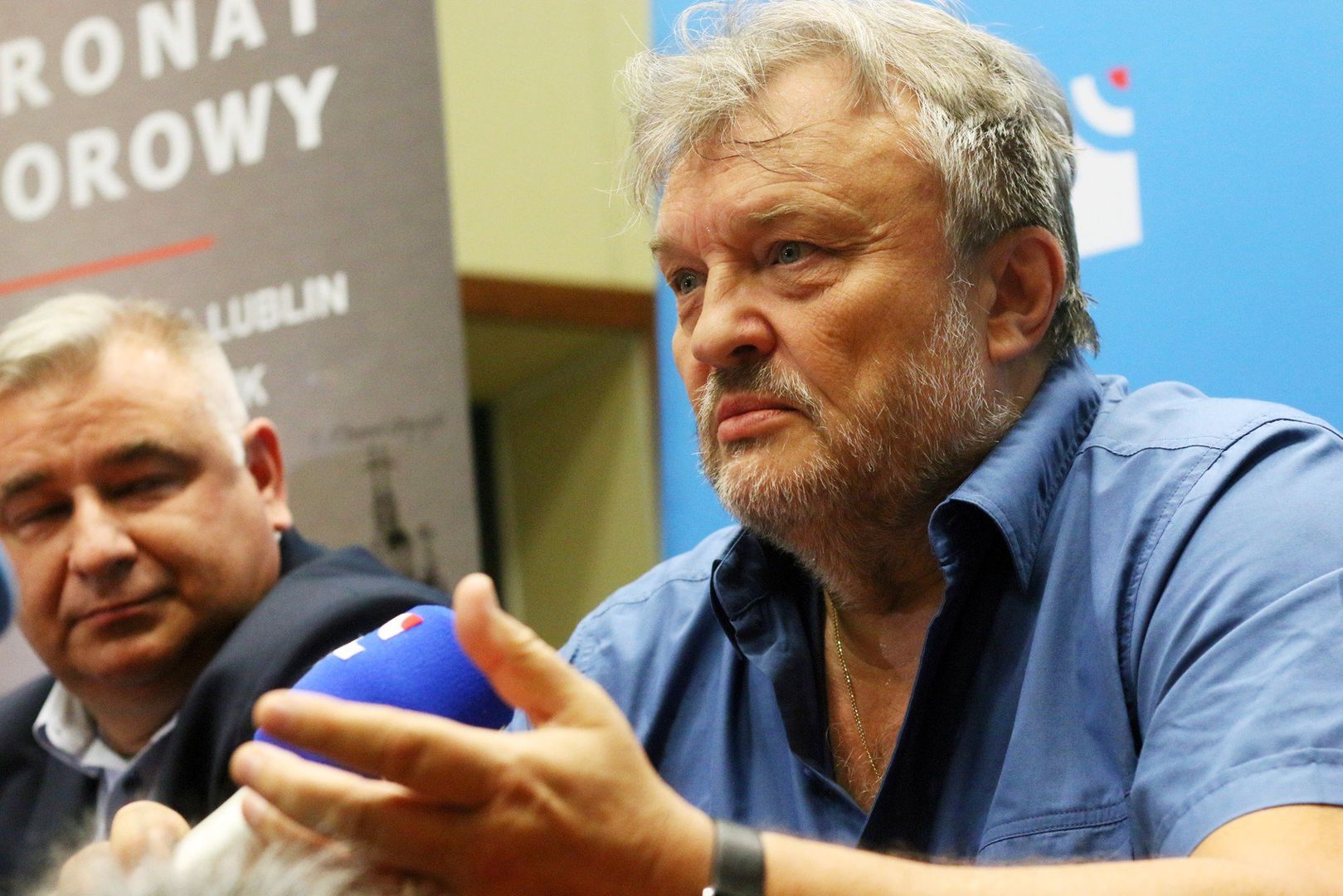 02.07.2019 LUBLIN SNIADANIE PRASOWE W SIEDZIBIE RADIA LUBLIN NA KTORYM ODBYLA SIE PROMOCJA PLYTY Z KONCERTU KRZYSZTOFA CUGOWSKIEGO Z ZESPOLEM MISTRZOW. NAGRANIE ODBYLO SIE W STUDIU IMIENIA BUDKI SUFLERA W RADIU LUBLIN.