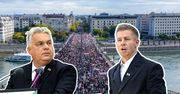 Budapeszt wypełniły tłumy. Szacunki: marsz opozycji większy niż Orbana