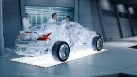 Przezroczysty Nissan 370Z (wideo) 1