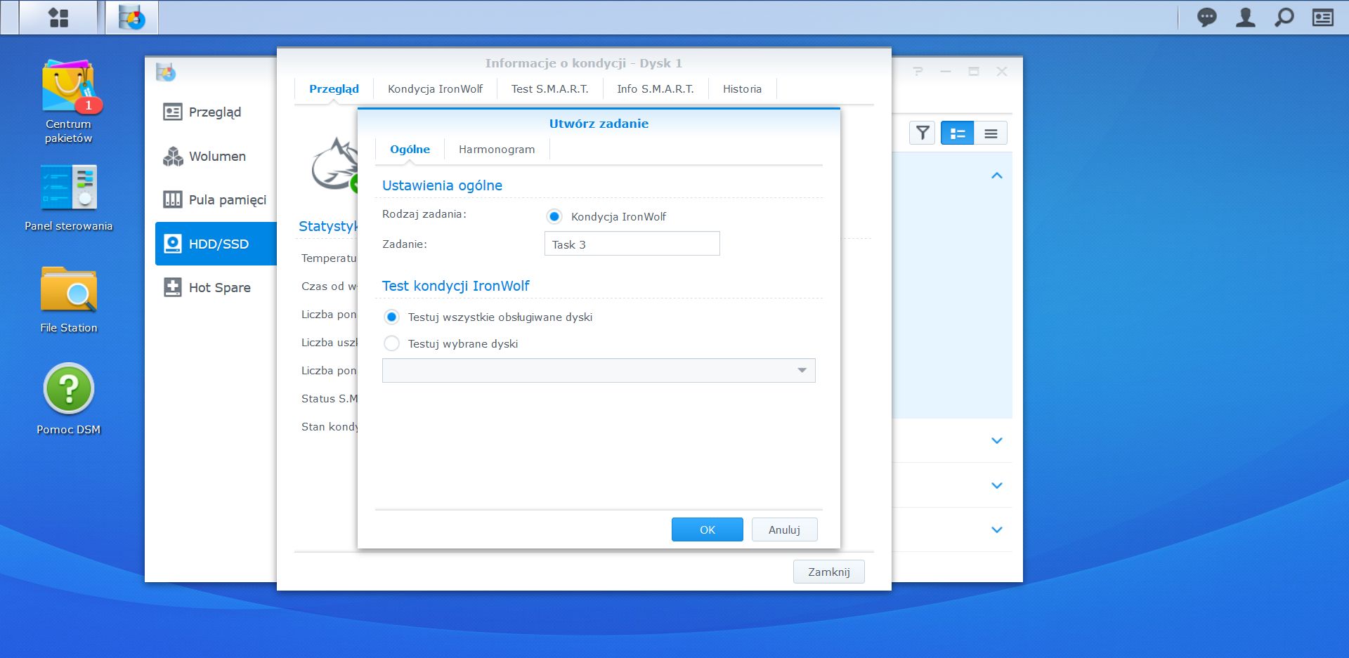 Diagnostykę IHM można uruchamiać cyklicznie
