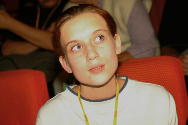 Karolina Sobczak na Festiwalu Polskich Filmów Fabularnych w Gdyni w 2001 r.