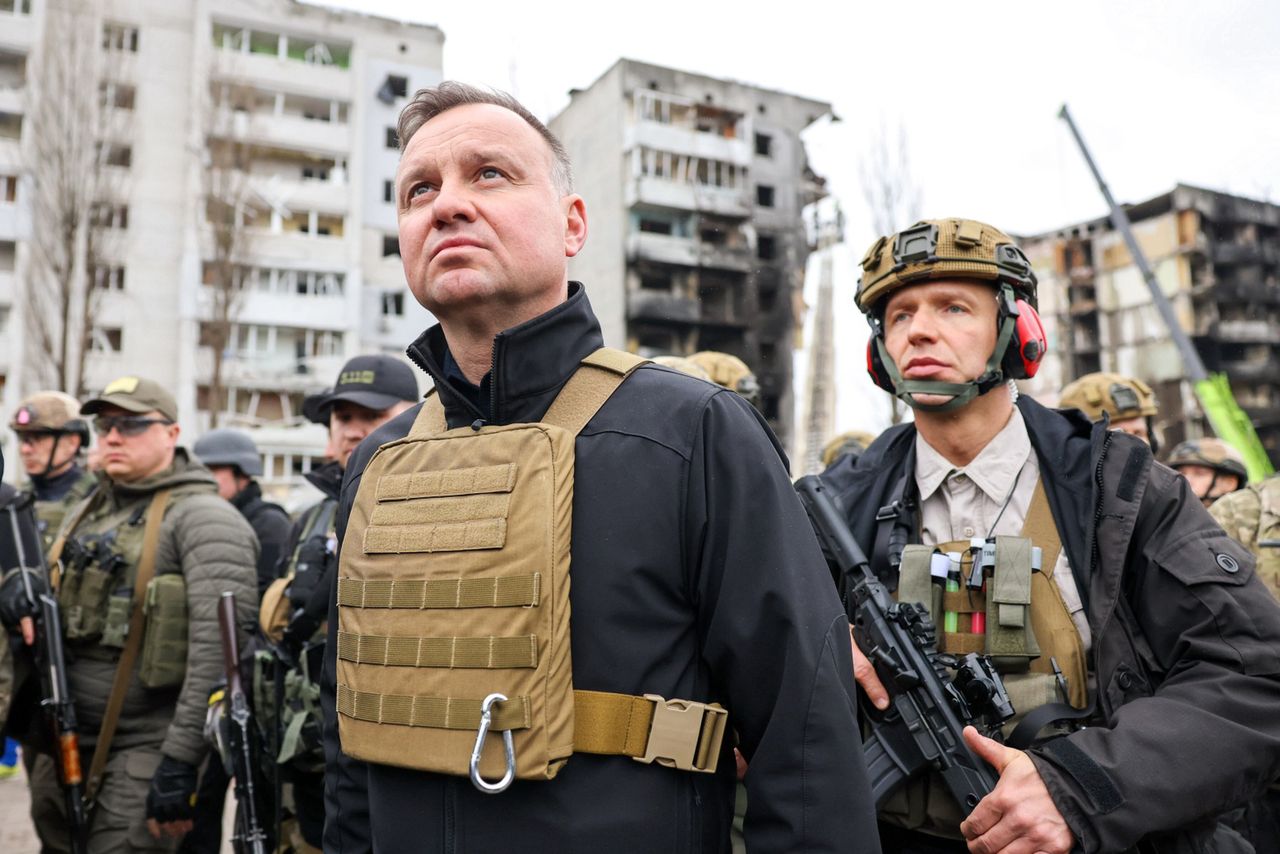 Andrzej Duda w Borodziance 