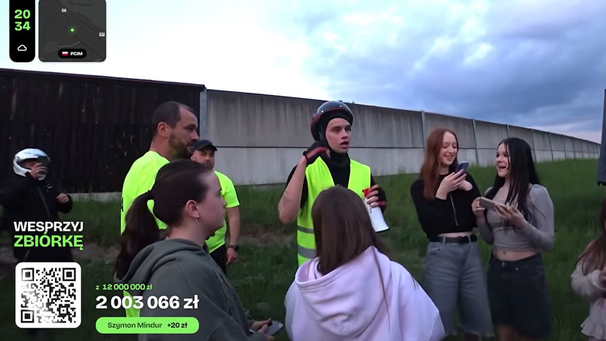 Są już dwa miliony. Łatwogang musiał się zatrzymać. "Proszę, uważajmy"