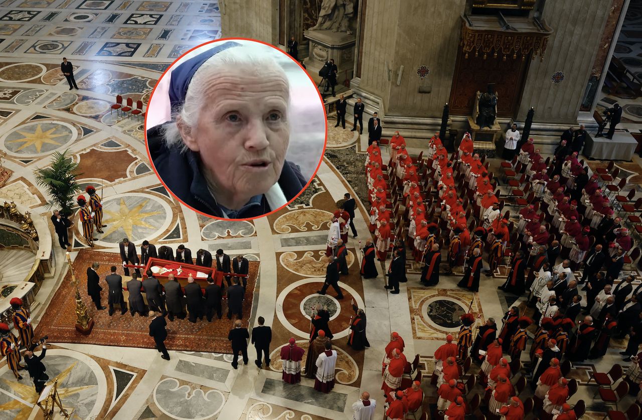 Siostra Geneviève złamała zasady. Stanęła przy trumnie papieża Franciszka