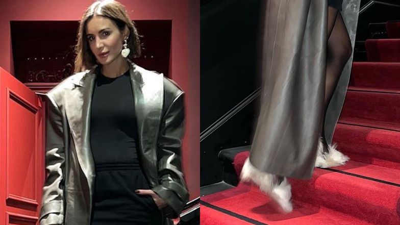 Sara Boruc lansuje się w Paryżu w butach z futra