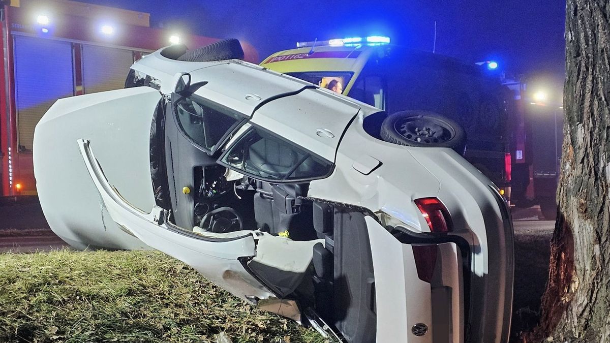 Volkswagem, za którego kierownicą siedział 23-letni żołnier