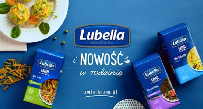 Makaron Lubella Mini reklamowany jako „nowość w rodzinie” (wideo)