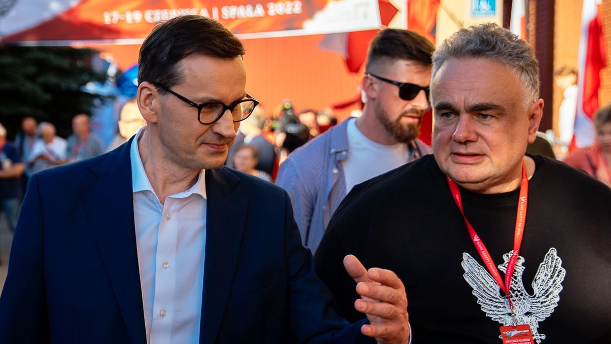 Mateusz Morawiecki i Tomasz Sakiewicz podczas Zjazdu Klubów „Gazety Polskiej”