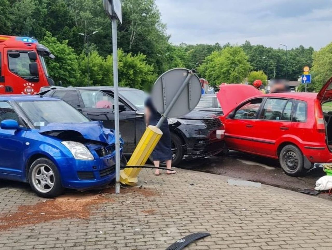 Trzy auta, trzy kobiety i fatalne skutki spotkania na skrzyżowaniu