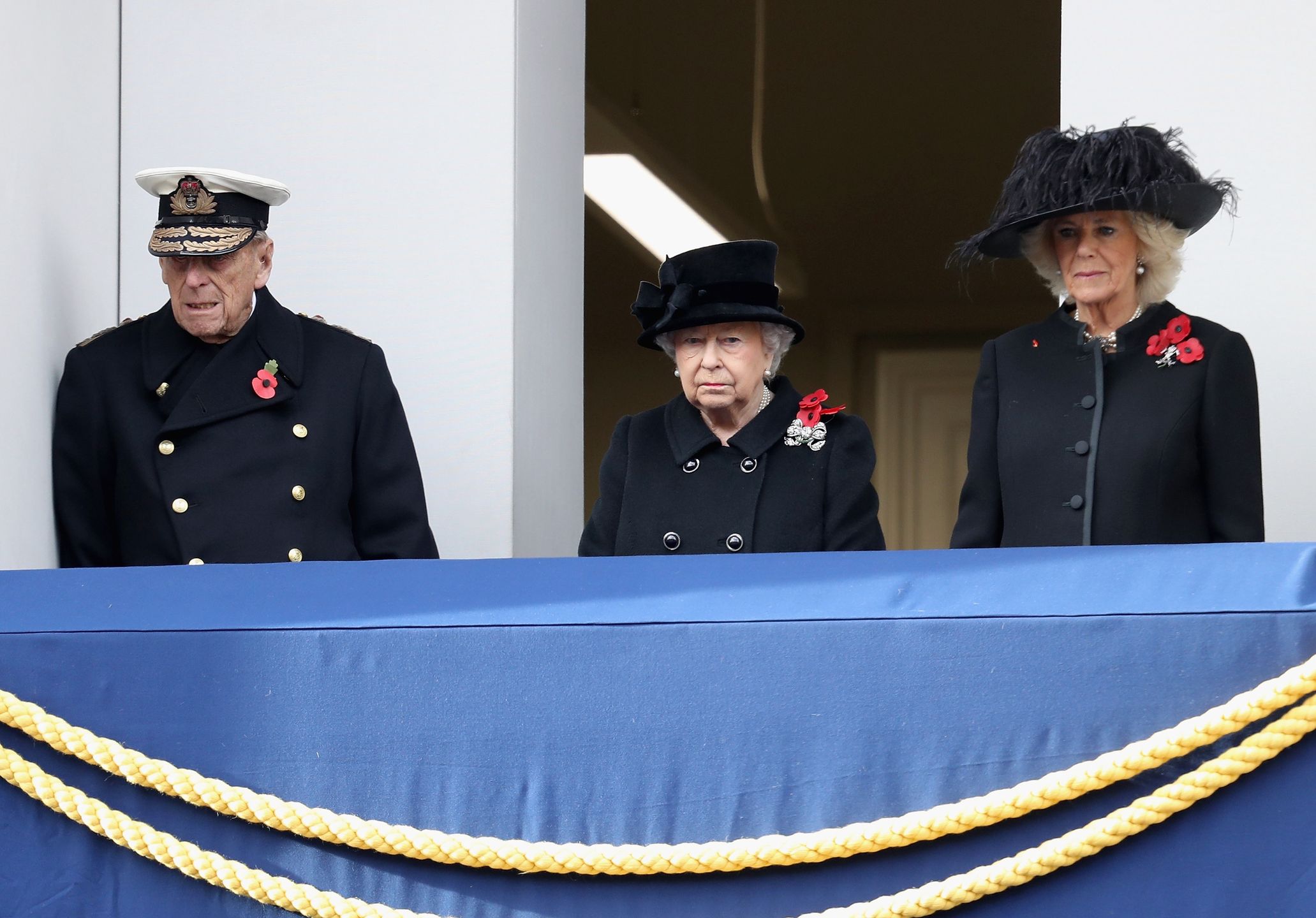 Książę Filip, królowa Elżbieta II, księżna Camilla