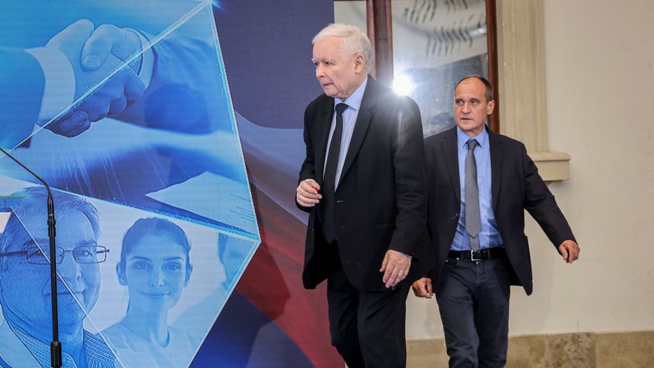 Jarosław Kaczyński i Paweł Kukiz