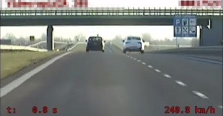 Jechał 248 km/h pod wpływem alkoholu i narkotyków. Stracił prawo jazdy