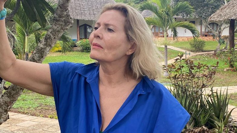 Grażyna Szapołowska pozuje z córką i wnuczką