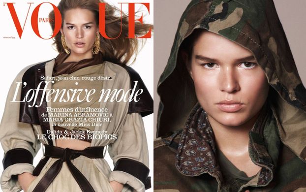 Anna Ewers na okładce francuskiego "Vogue'a"