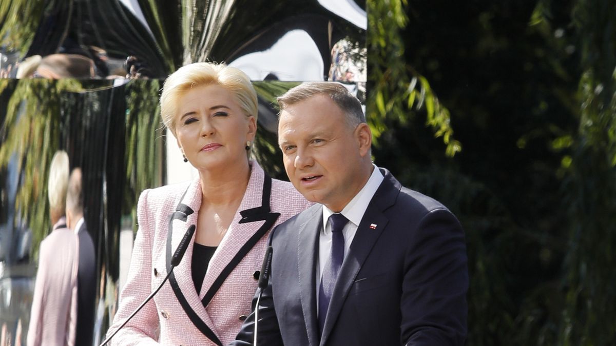 Andrzej Duda i Agata Kornhauser-Duda 