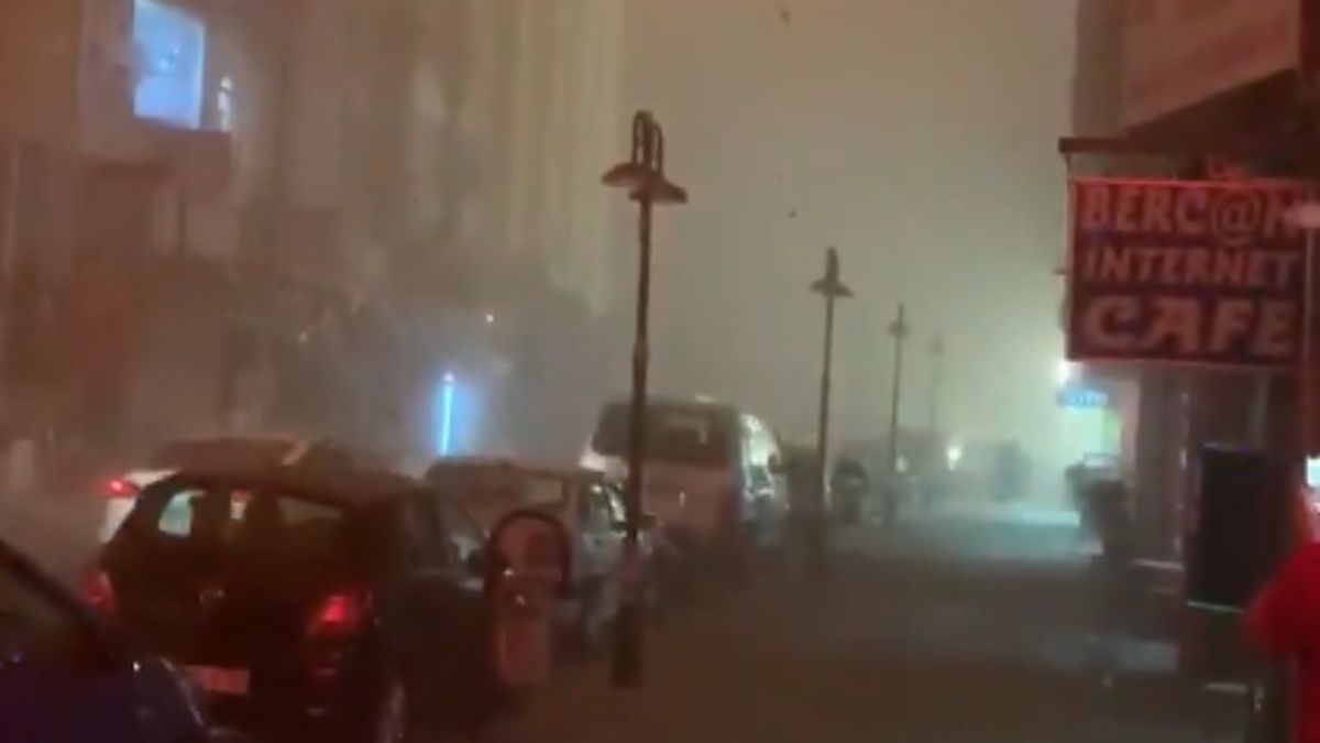 Turecką prowincję Ankara nawiedziła potężna burza piaskowa