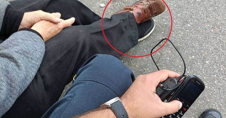 Warszawa. Miał dwa różne buty. Pomogła przypadkowa kobieta