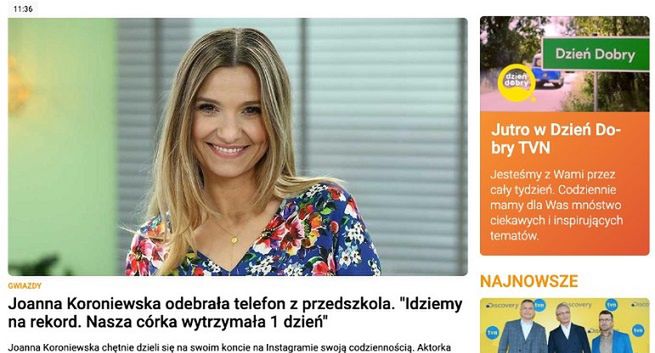 Serwis dziendobry.tvn.pl w nowej odsłonie. „Większe zdjęcia, nowoczesny layout, przejrzystość, silniejsza ekspozycja wideo”
