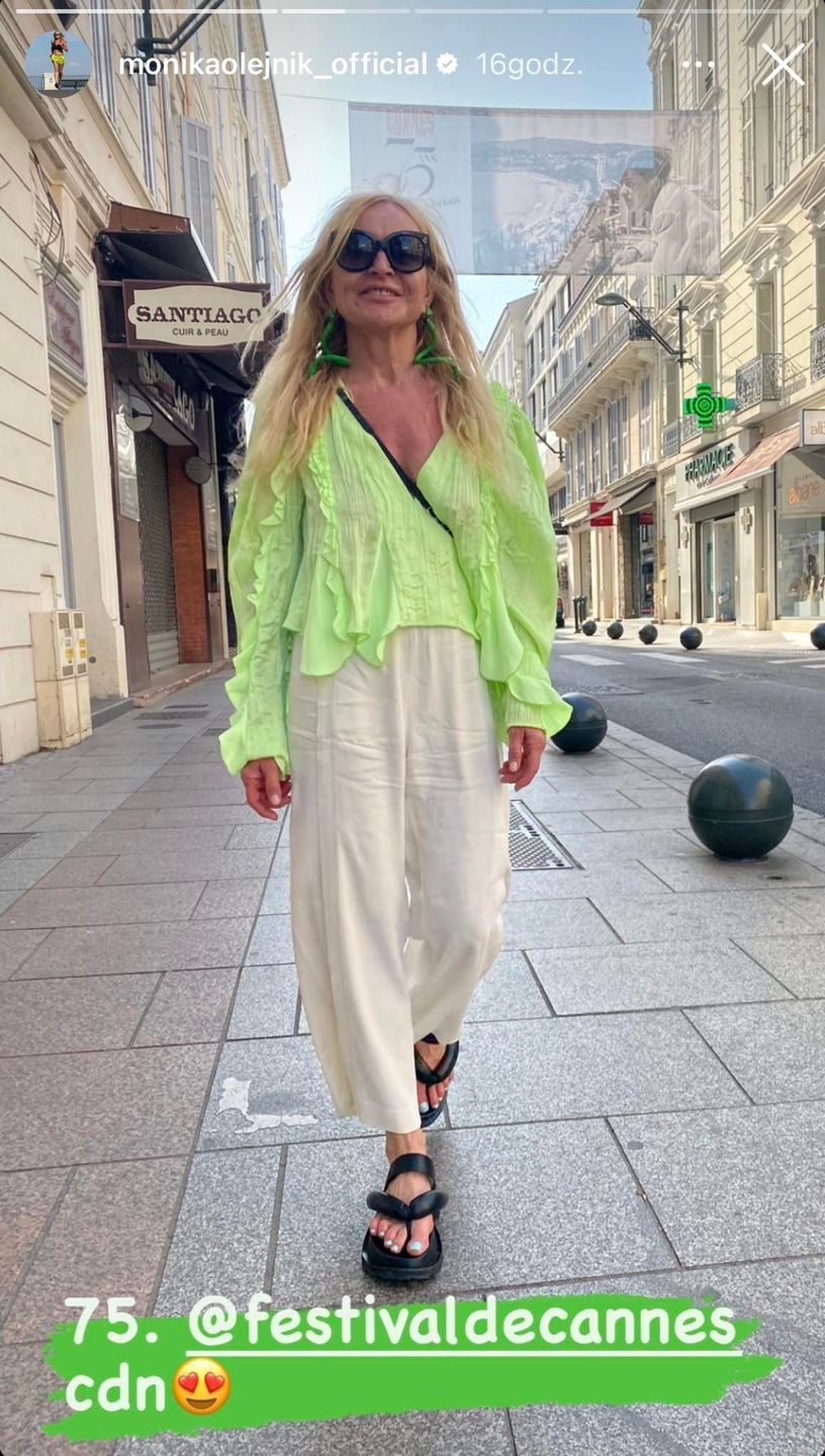 Monika Olejnik na Festiwalu Filmowym w Cannes