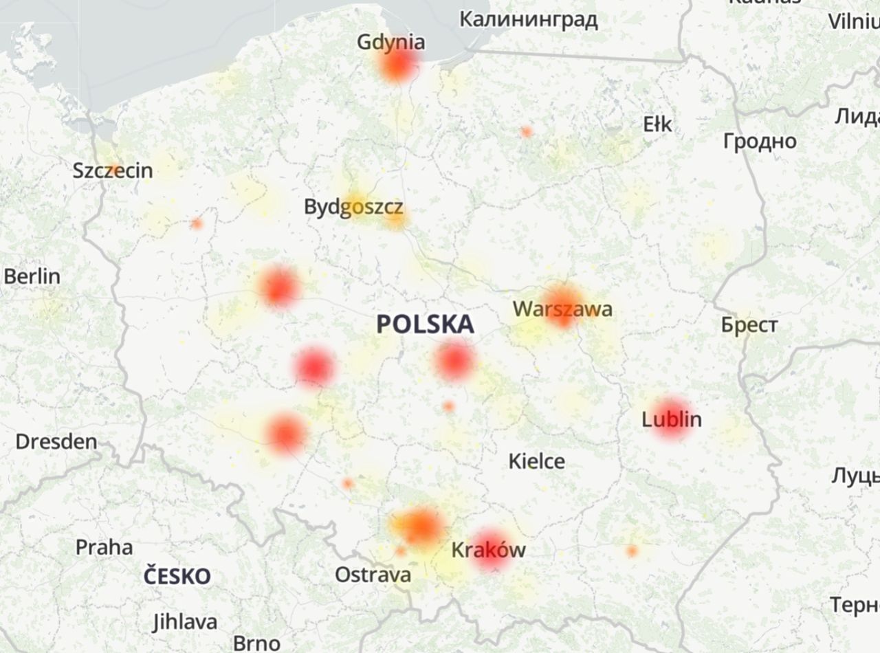 Awaria giganta. Polacy mogą mieć problem podczas pracy (aktualizacja)