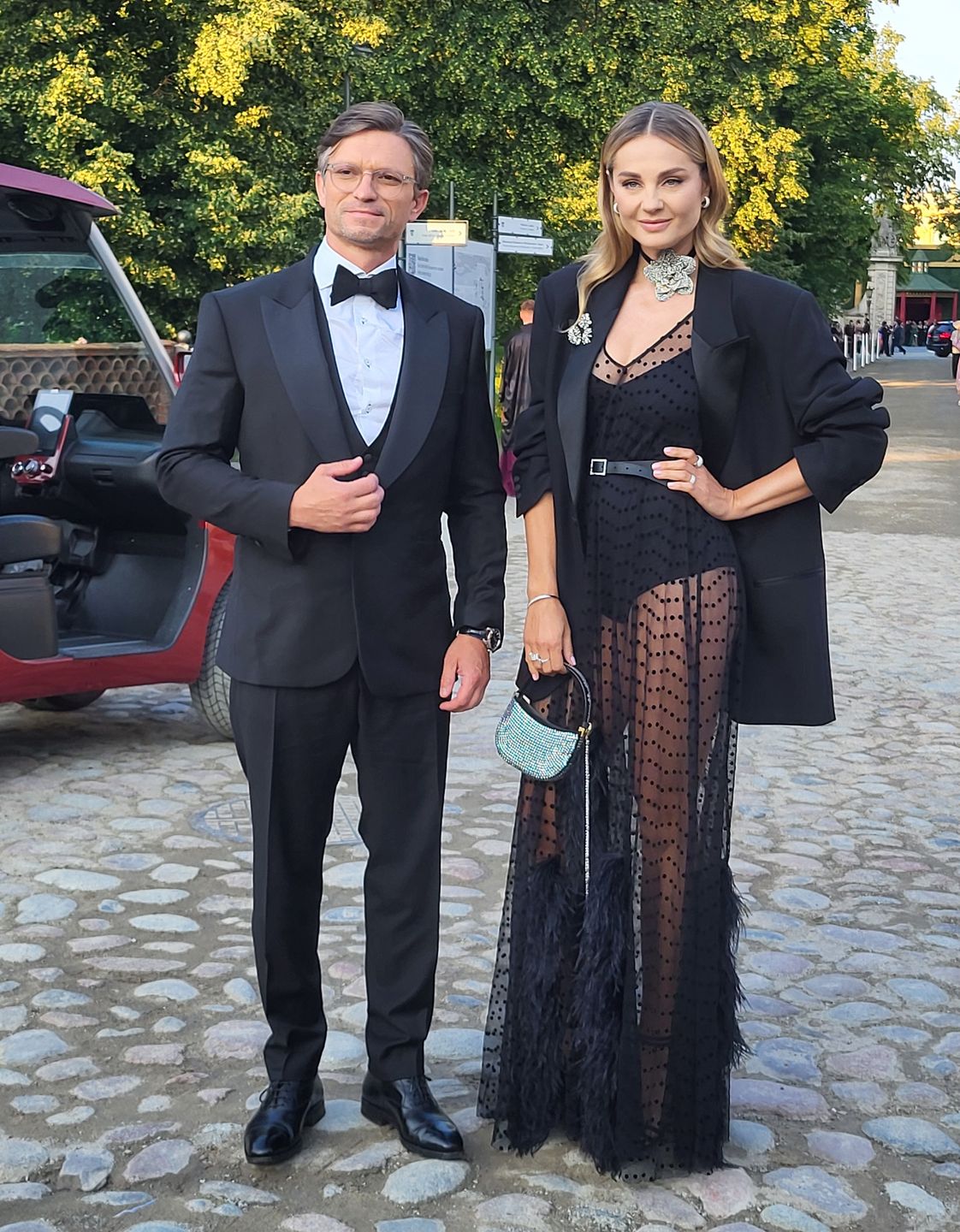 Małgorzata Socha z mężem, Krzysztofem Wiśniewskim 