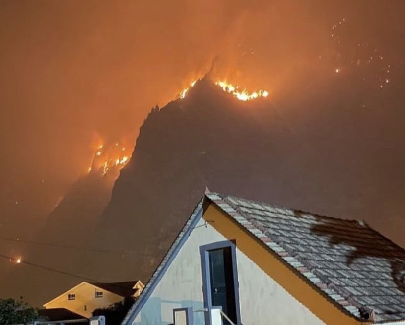 Pożar na Maderze 