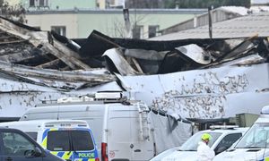 Pożar w czeskich Pardubicach. ABW zatrzymała dwoje Polaków