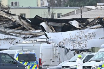 Pożar w czeskich Pardubicach. ABW zatrzymała dwoje Polaków