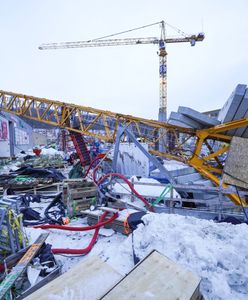 Potężny dźwig runął. Nie żyje kobieta, są ranni w Norwegii